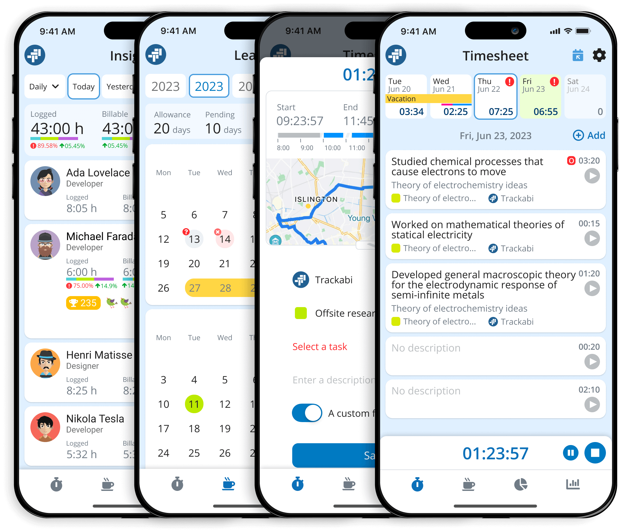 Activity Based Time Tracking Trackabi — Free Time Tracking, Employee Monitoring, & Leave Management